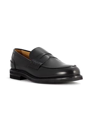 Black leather loafer BERWICK 1707 | 5633ANTIKNEGRO